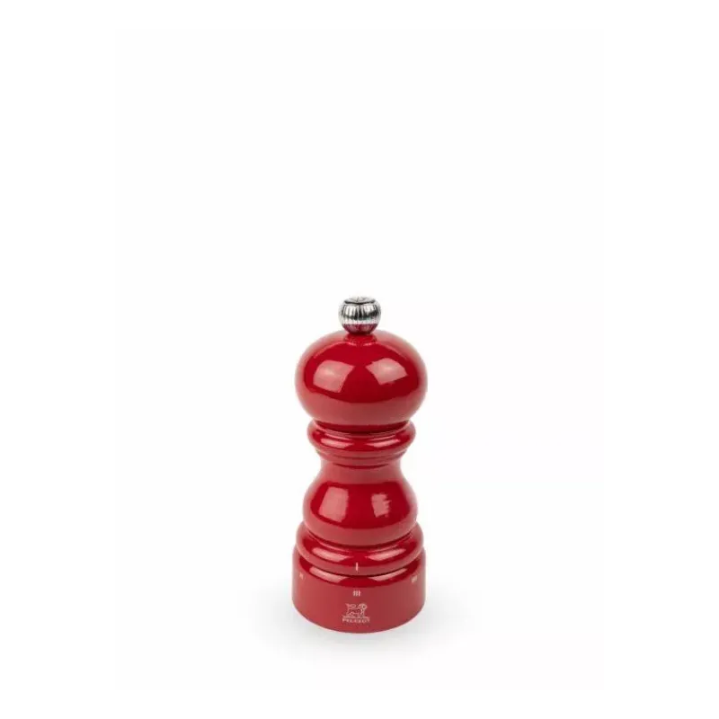 Moulins À Sel | Moulins À Poivre Peugeot-PEUGEOT PARIS Moulin à Poivre Bois U´SELECT 12 cm Laqué Rouge Passion