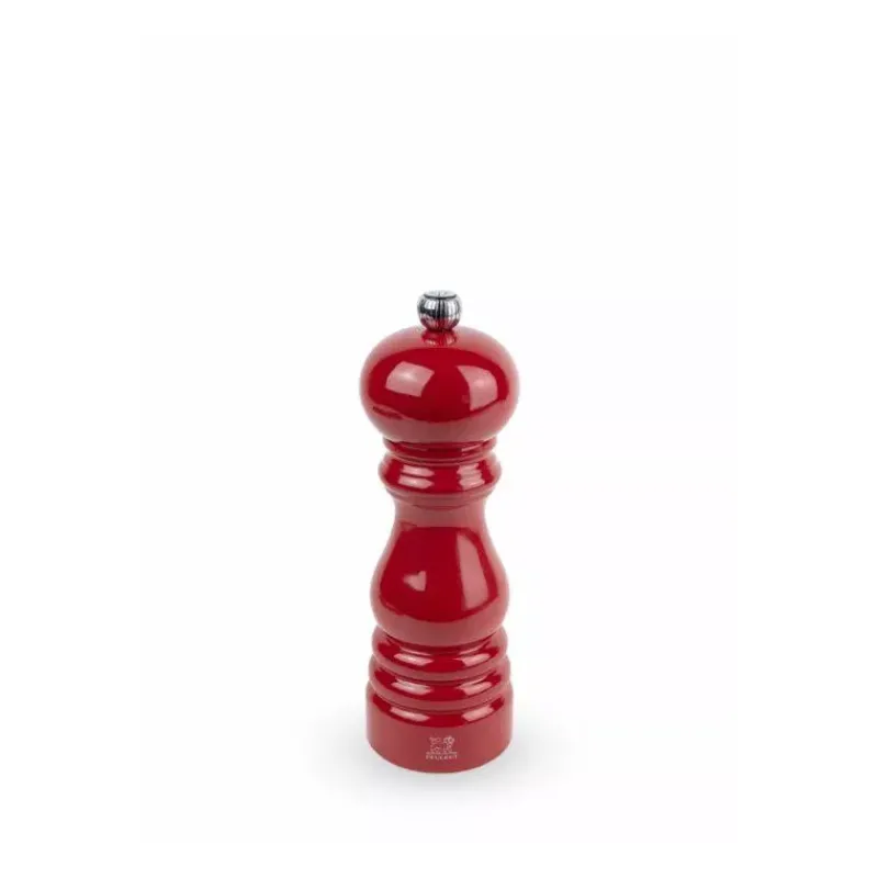 Moulins À Sel | Moulins À Poivre Peugeot-PEUGEOT PARIS Moulin à Poivre Bois U´SELECT 18 cm Laqué Rouge Passion