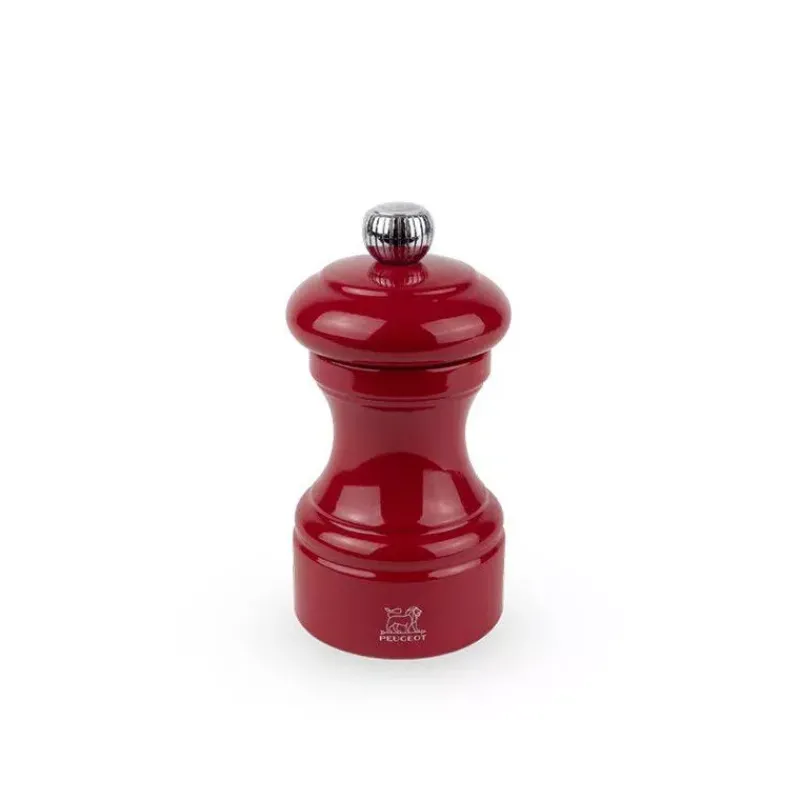 Moulins À Sel-PEUGEOT PARIS Moulin à Sel Bois U´SELECT 12 cm Laqué Rouge passion