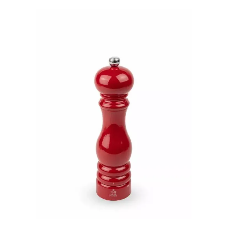 Moulins À Sel-PEUGEOT PARIS Moulin à Sel Bois U´SELECT 22 cm Laqué Rouge passion
