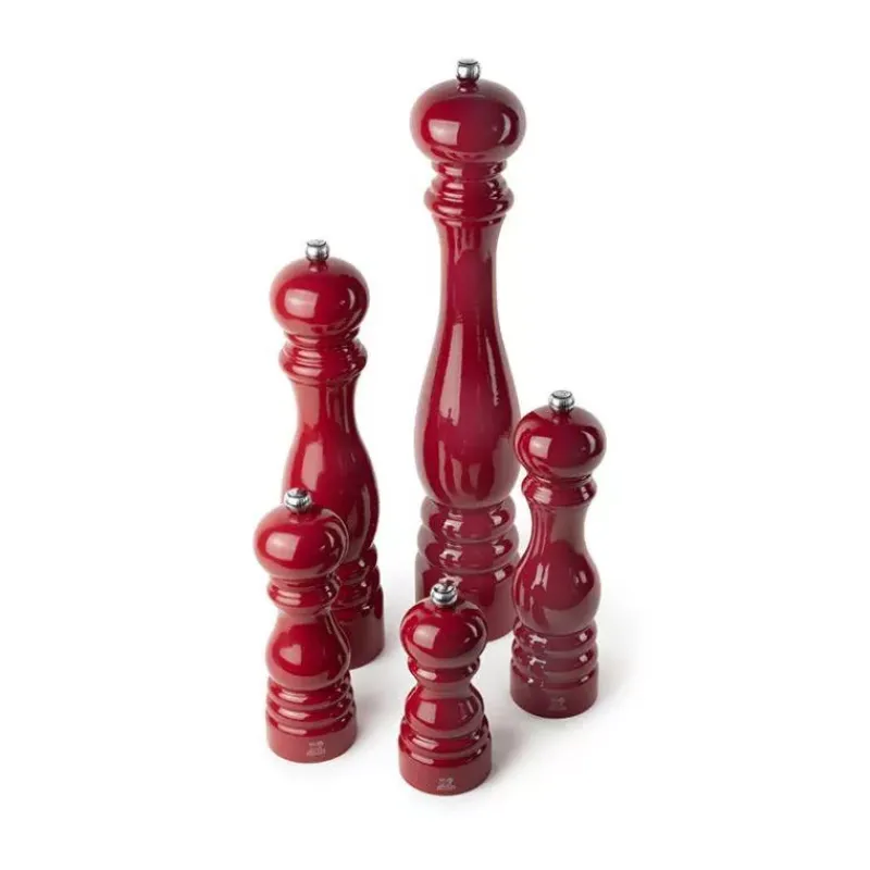 Moulins À Sel-PEUGEOT PARIS Moulin à Sel Bois U´SELECT 30 cm Laqué Rouge passion  SC