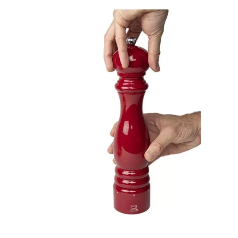 Moulins À Sel-PEUGEOT PARIS Moulin à Sel Bois U´SELECT 30 cm Laqué Rouge passion  SC