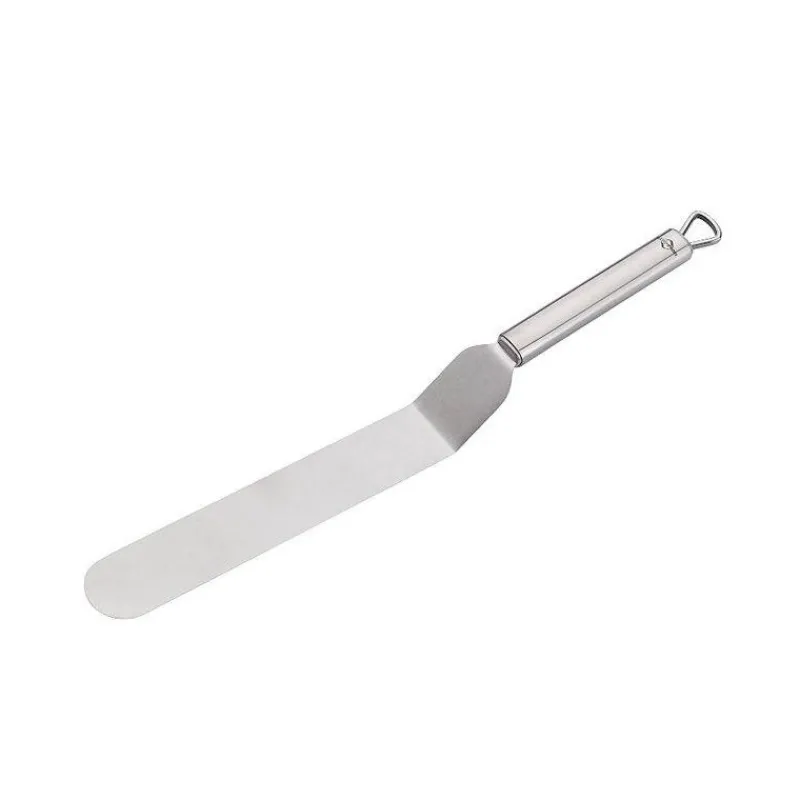 Spatules De Pâtisserie | Spatules Cuisine-KUCHENPROFI PARMA Spatule longue coudé inox