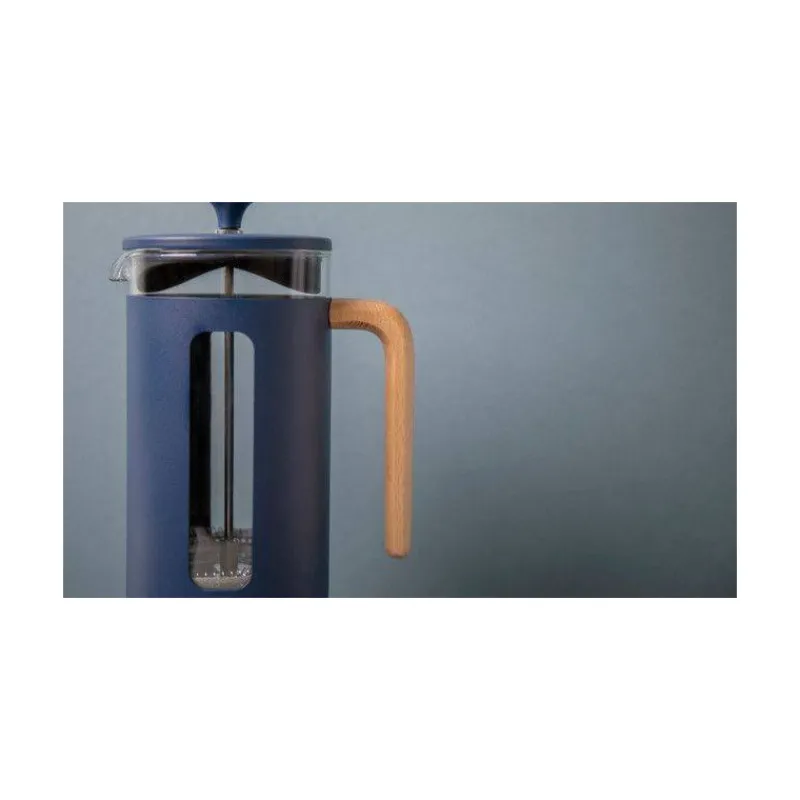 Théières, Cafetières Et Accessoires-Kitchen Craft PISA Cafetière à piston 8 Tasses La Cafetière Bleu Navy