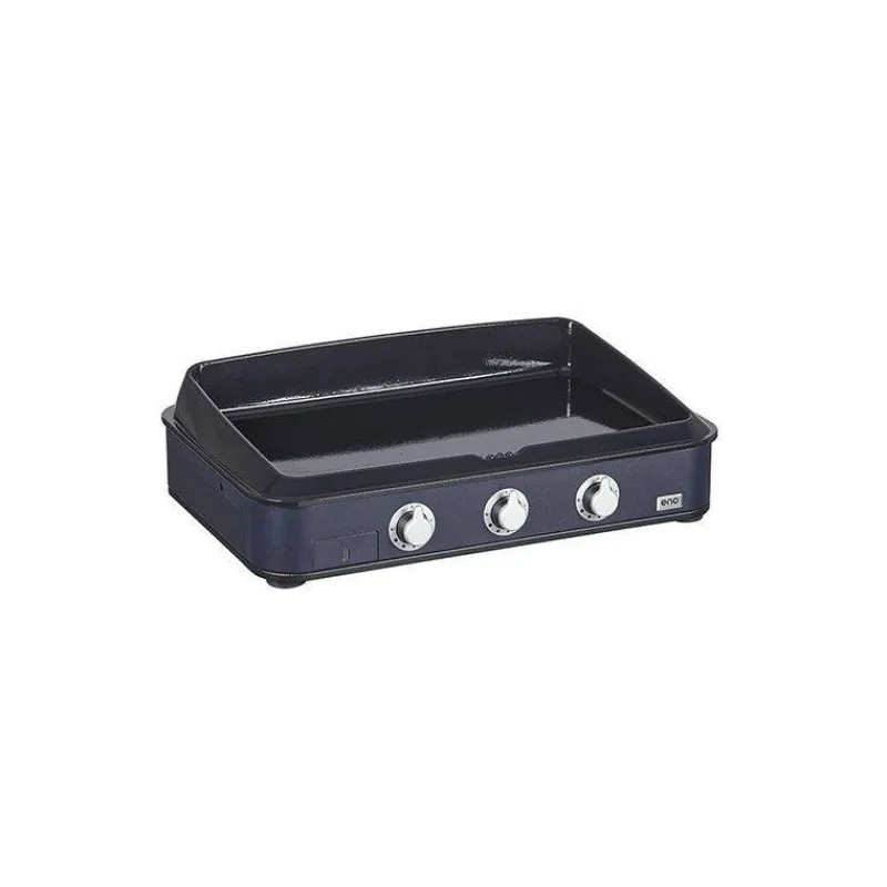 Plancha Eno | Plancha À Gaz-ENO Plancha Gaz Fonte SIGN 80 Bleu Navy