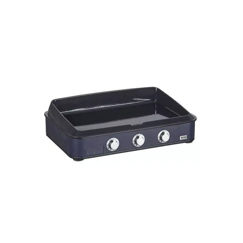 Plancha Eno | Plancha À Gaz-ENO Plancha Gaz Fonte SIGN 80 Bleu Navy