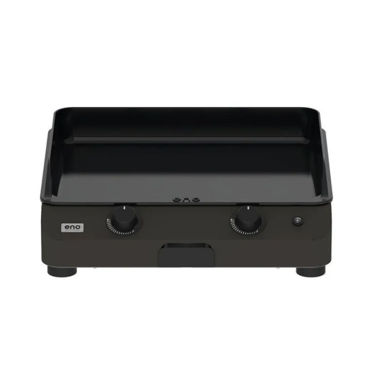 Plancha Eno | Plancha À Gaz-ENO Plancha Gaz Fonte Fusion 60 Gris Cargo