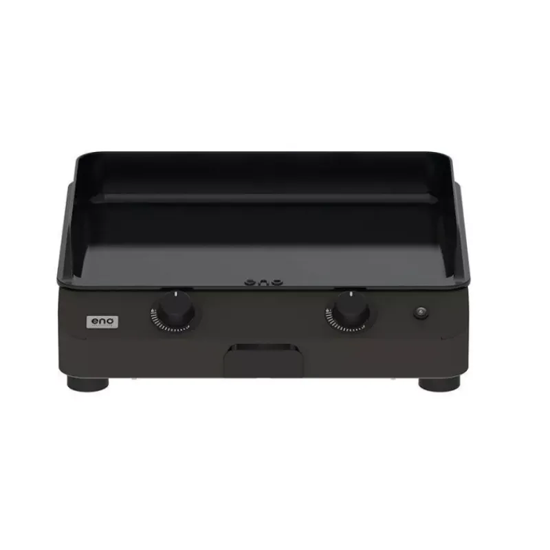 Plancha Eno | Plancha À Gaz-ENO Plancha Gaz Fonte Fusion 60 Gris Cargo