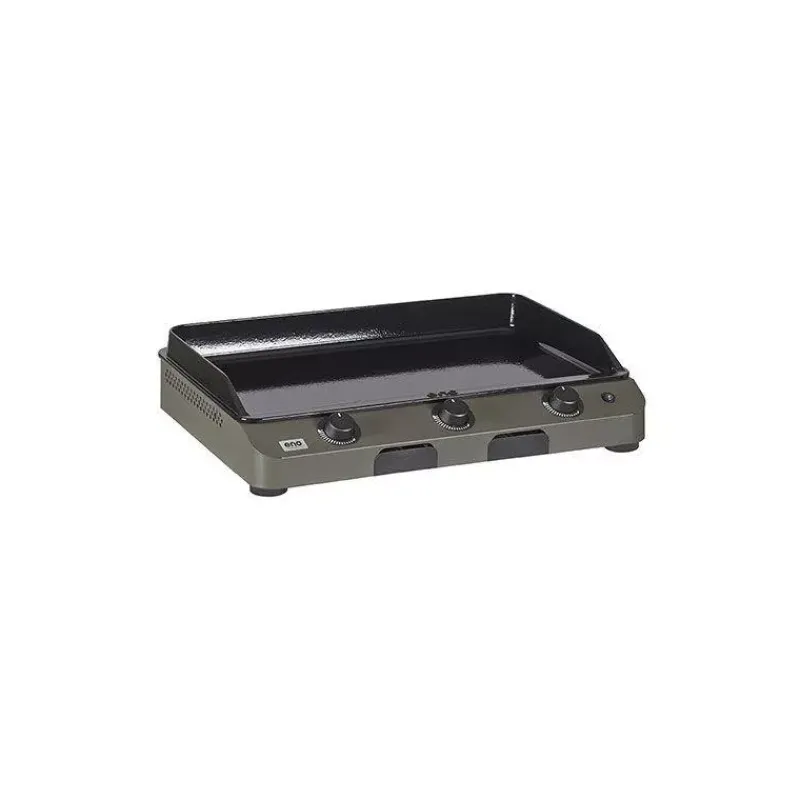 Plancha Eno | Plancha À Gaz-ENO Plancha Gaz Fonte Fusion 75 Gris Cargo