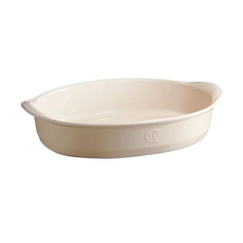 Plats À Rôtir Et Gratins-Emile HENRY Plat à Four Ultime en Céramique Grand Ovale Argile
