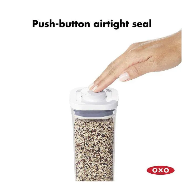 Boites Hermétiques-OXO POP Boite de conservation 2.1 L Couvercle hermétique carré haute spaghettis