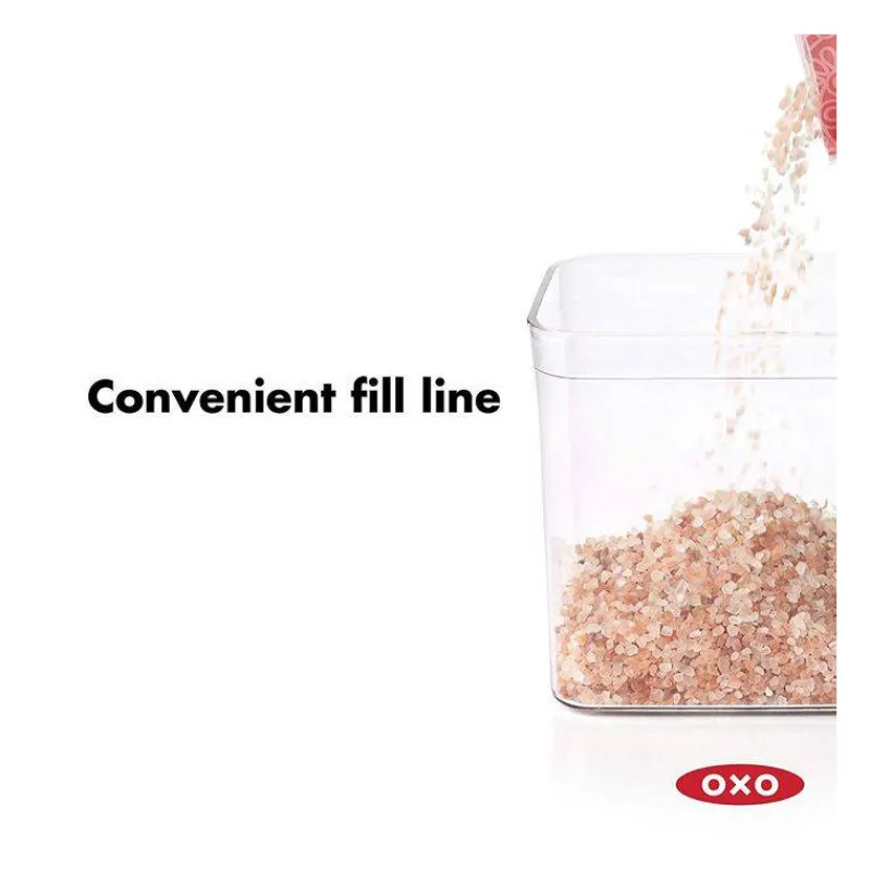 Boites Hermétiques-OXO POP Boite de conservation 2.1 L Couvercle hermétique carré haute spaghettis