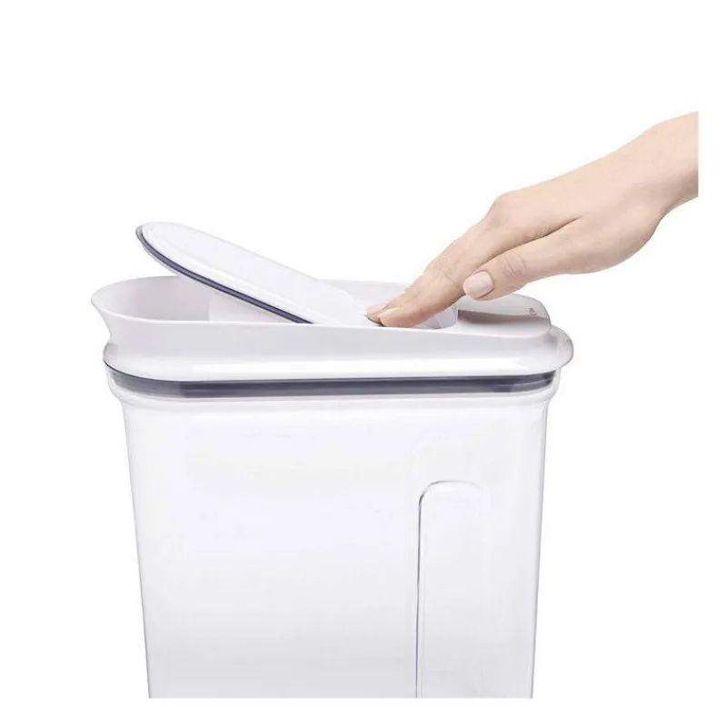 Boites Hermétiques-OXO POP Boite de conservation 3.2 L Couvercle hermétique Céréales rectangle