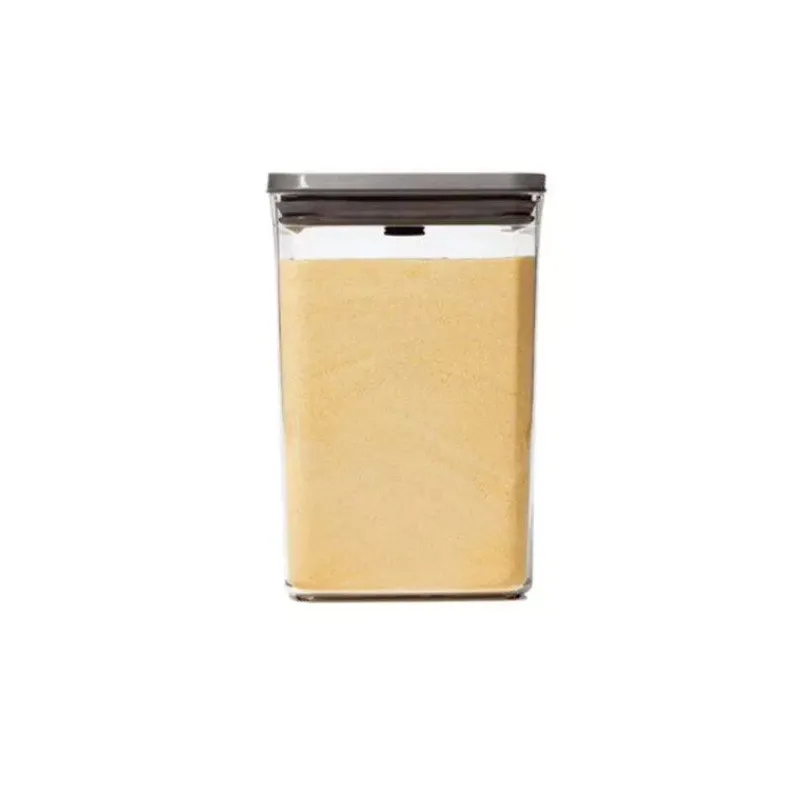 Boites Hermétiques-OXO POP INOX Boite de conservation 4.2 L Couvercle hermétique carré