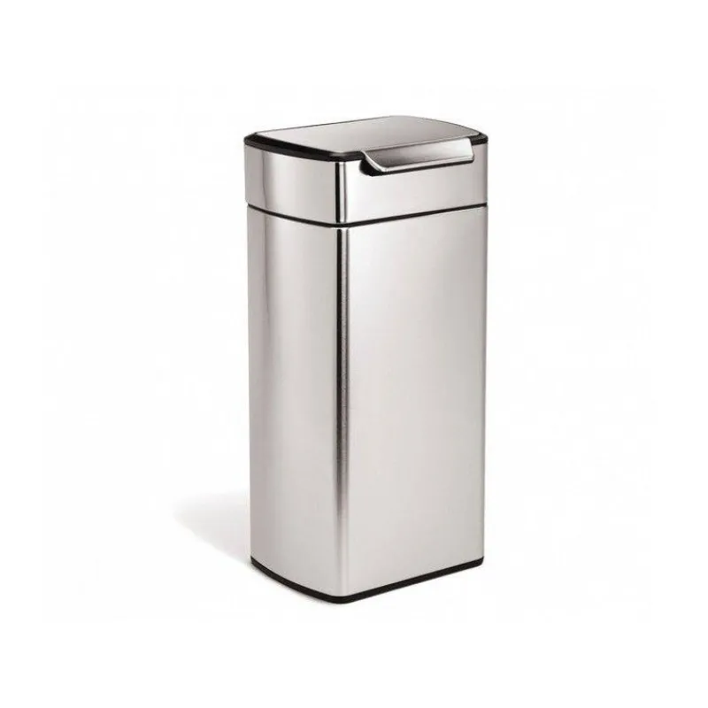 Poubelles À Pédale-simplehuman Poubelle de cuisine rectangulaire 30 L INOX