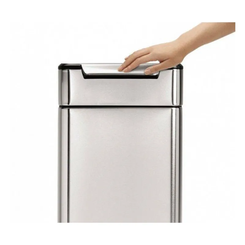 Poubelles À Pédale-simplehuman Poubelle de cuisine rectangulaire 30 L INOX