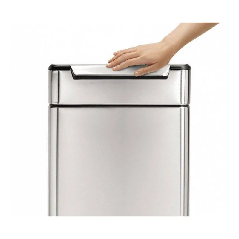 Poubelles À Pédale-simplehuman Poubelle de cuisine rectangulaire 40 L INOX