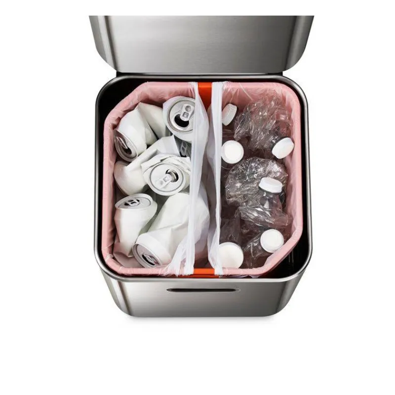 Poubelles De Tri Sélectif-Joseph Joseph Poubelle de cuisine Tri Sélectif TOTEM Compact 40 L Inox