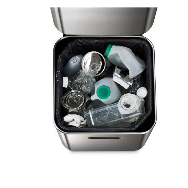 Poubelles De Tri Sélectif-Joseph Joseph Poubelle de cuisine Tri Sélectif TOTEM Compact 40 L Inox