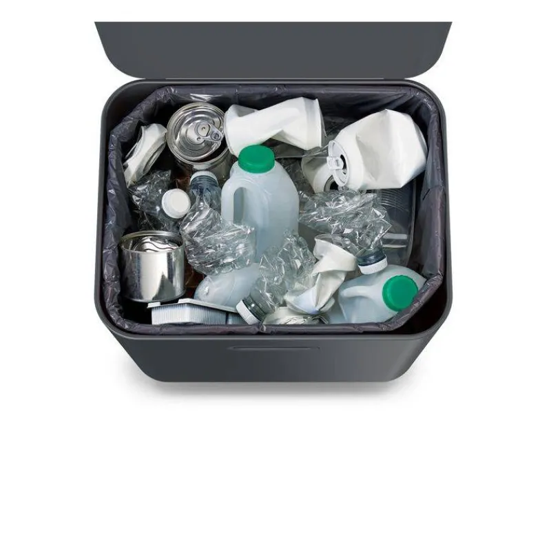 Poubelles De Tri Sélectif-Joseph Joseph Poubelle de cuisine Tri Sélectif TOTEM Max 60 L Gris Graphite
