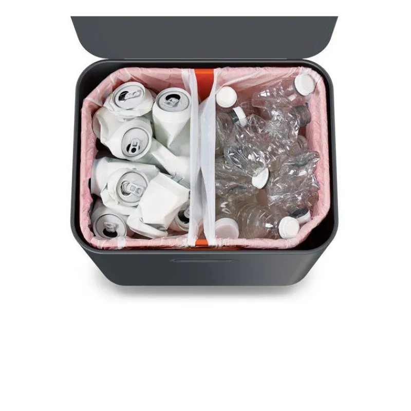 Poubelles De Tri Sélectif-Joseph Joseph Poubelle de cuisine Tri Sélectif TOTEM Max 60 L Gris Graphite