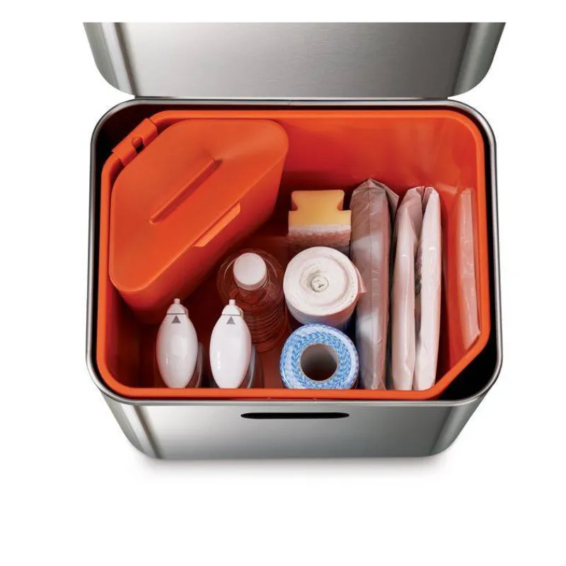 Poubelles De Tri Sélectif-Joseph Joseph Poubelle de cuisine Tri Sélectif TOTEM Max 60 L Inox