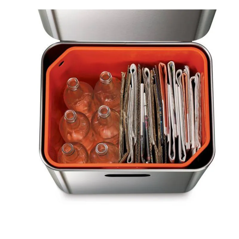 Poubelles De Tri Sélectif-Joseph Joseph Poubelle de cuisine Tri Sélectif TOTEM Max 60 L Inox