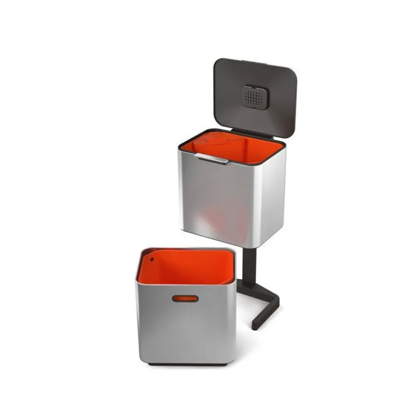 Poubelles De Tri Sélectif-Joseph Joseph Poubelle de cuisine Tri Sélectif TOTEM Max 60 L Inox