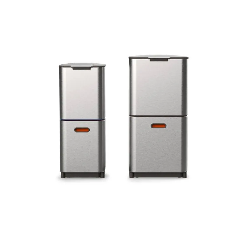 Poubelles De Tri Sélectif-Joseph Joseph Poubelle de cuisine Tri Sélectif TOTEM Max 60 L Inox