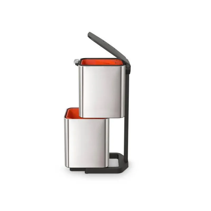 Poubelles De Tri Sélectif-Joseph Joseph Poubelle de cuisine Tri Sélectif TOTEM Max 60 L Inox