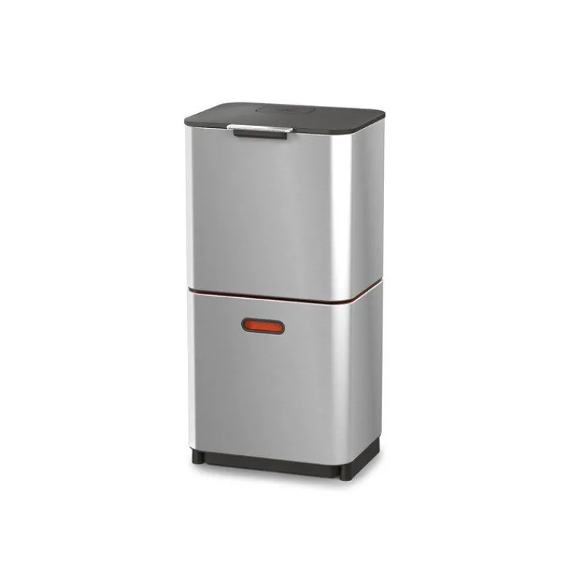 Poubelles De Tri Sélectif-Joseph Joseph Poubelle de cuisine Tri Sélectif TOTEM Max 60 L Inox