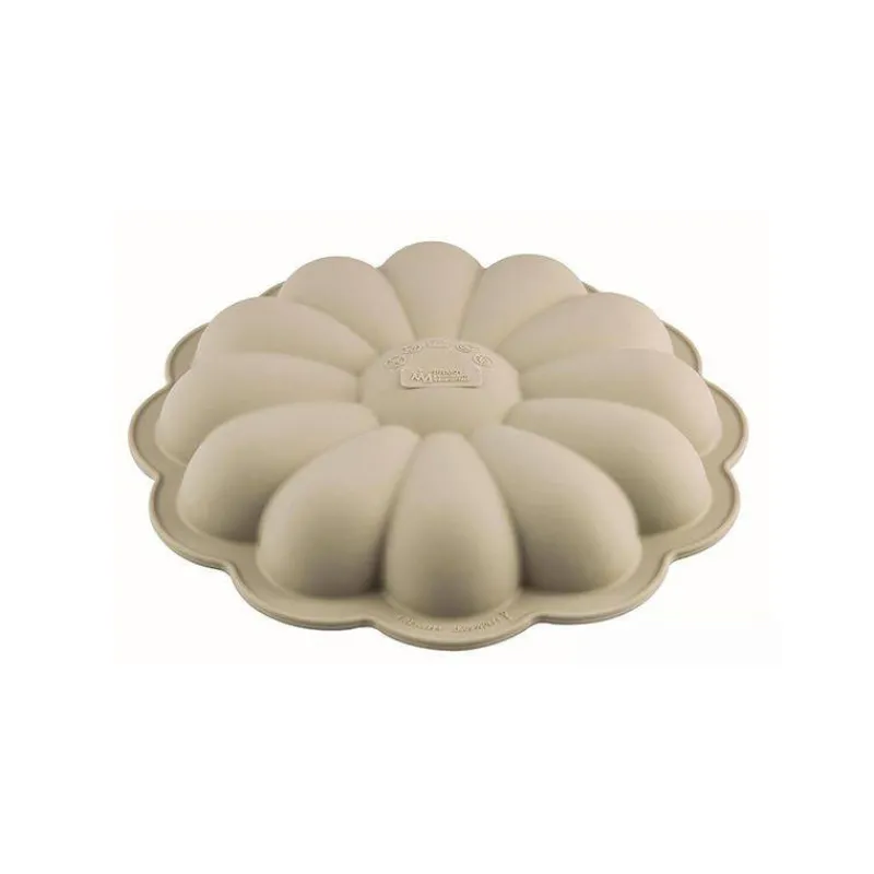 Moules Silikomart | Moules À Gâteaux Silicone-SilikoMart PRIMAVERA Moule rond Marguerite en silicone 3Design D22 cm SC