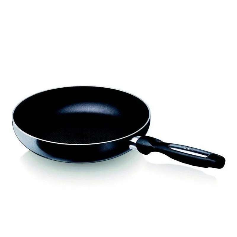 Poêles Avec Revêtement Céramique-BEKA PRO INDUC Poêle Corps alu ép 3mm revêtement céramique Induction D28