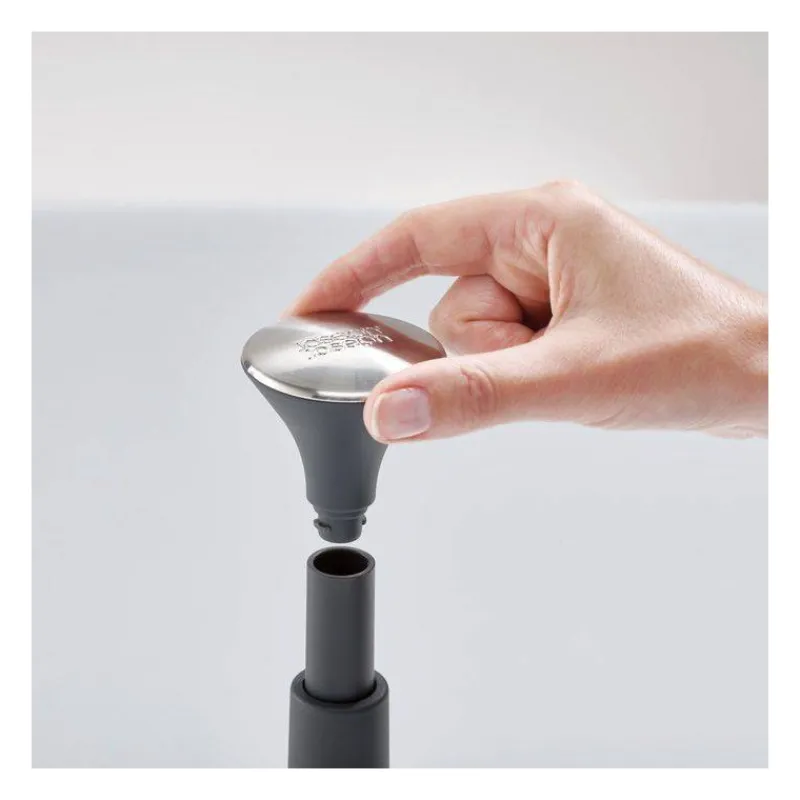 Dévidoirs À Poser | Porte-serviettes Et Dévidoirs-Joseph Joseph Push Tear Support dévidoir essuie tout Inox Gris