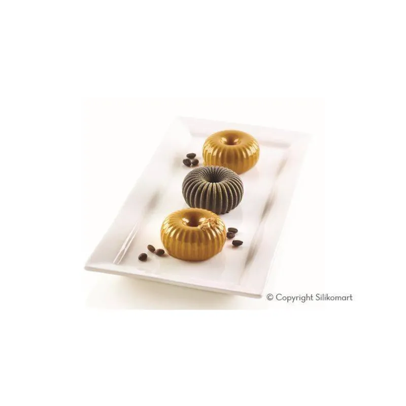 Moules Silikomart | Moules À Gâteaux Silicone-SilikoMart RAGGIO Mini Moule Sphère à rayons en silicone 3Design D19.5 cm   SC