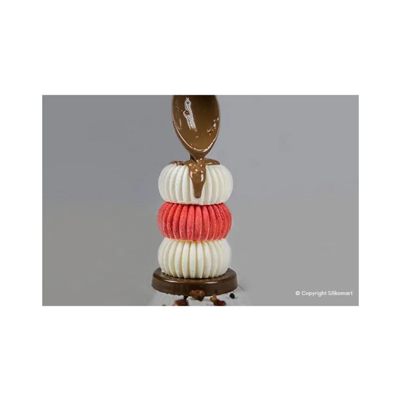 Moules Silikomart | Moules À Gâteaux Silicone-SilikoMart RAGGIO Mini Moule Sphère à rayons en silicone 3Design D19.5 cm   SC