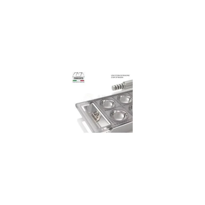 Préparer Les Pâtes-MARCATO RAVIOLI TABLET Plaque à ravioli x 10    Argent