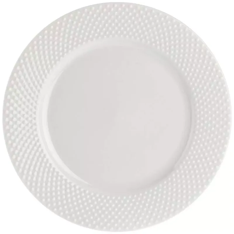 Assiettes À Desserts-PORCELLANA BIANCA RICHIAMO Assiette à dessert en porcelaine D20