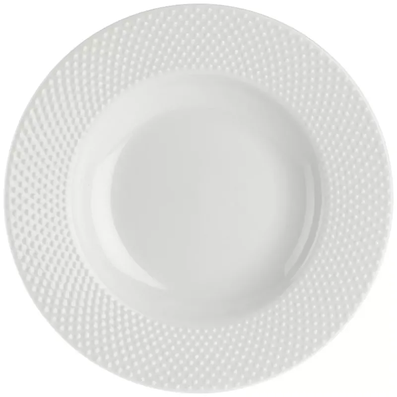 Assiettes Creuses-PORCELLANA BIANCA RICHIAMO Assiette creuse en porcelaine D22