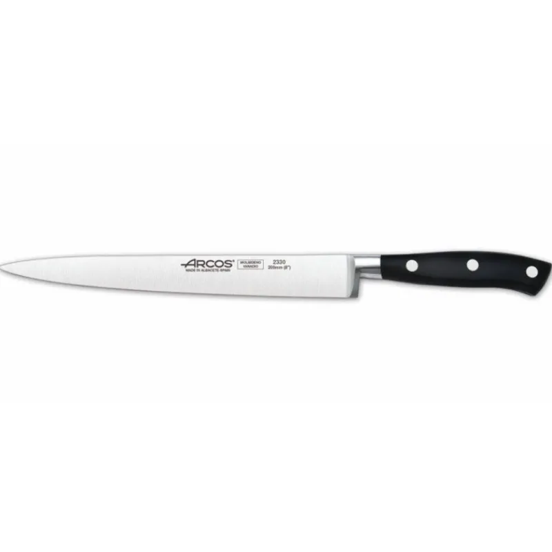 Couteaux Acier-ARCOS RIVIERA NOIR Couteau de cuisine à découper 20 cm