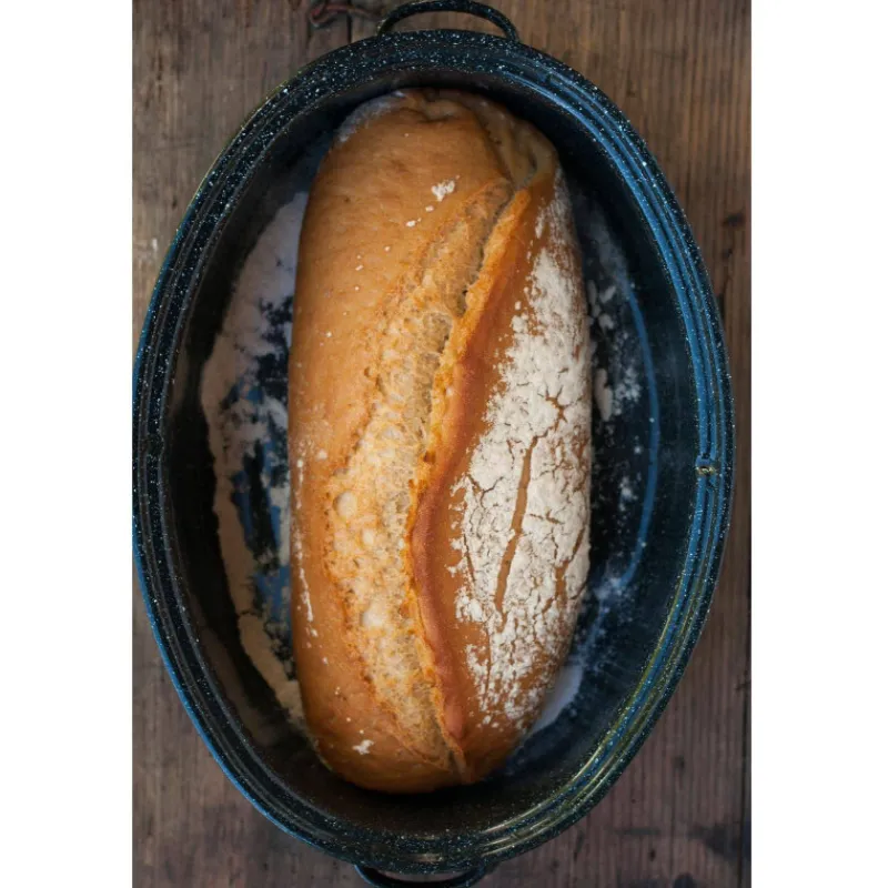 Daubières Et Rôtissoires-warmcook Rôtissoire Daubière Roaster "Cocotte américaine ovale" MM 38cm Noir moucheté