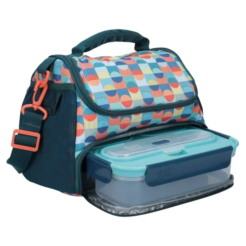 Sacs Isothermes-Kitchen Craft Sac Lunch Box isotherme 5 L avec compartiment de rangement BUILT RETRO Vert