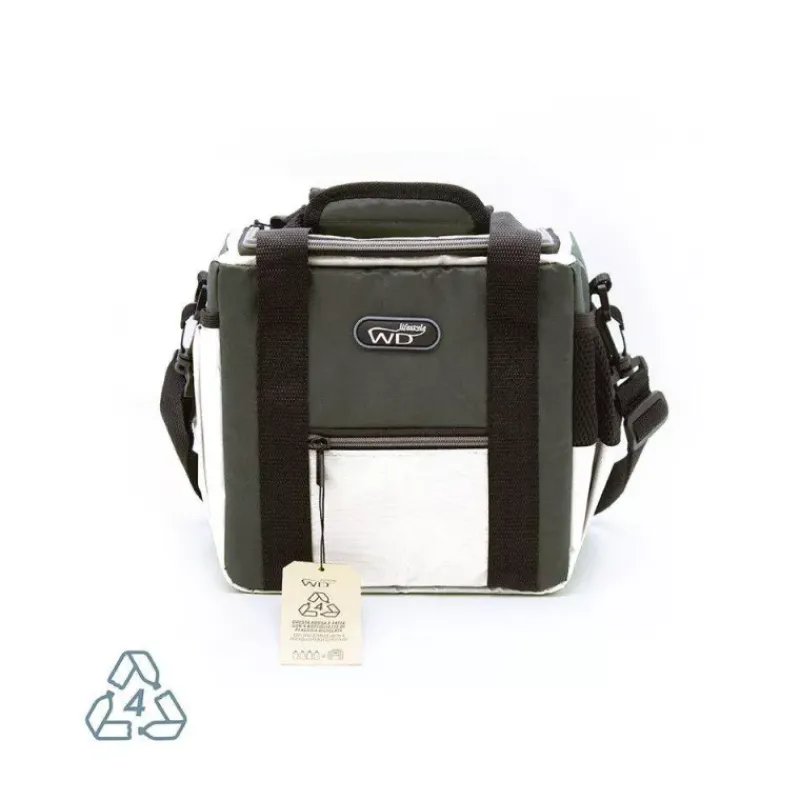 Sacs Isothermes-WD Lifestyle Sac Lunch Box isotherme 8 L éco-responsable Bicolore Blanc Vert
