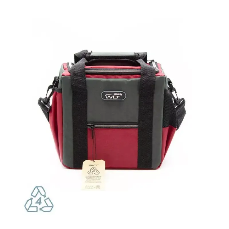 Sacs Isothermes-WD Lifestyle Sac Lunch Box isotherme 8 L éco-responsable Bicolore Rouge Vert