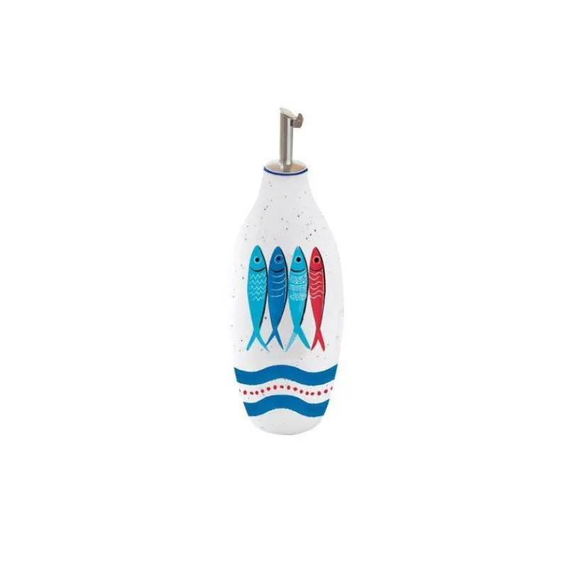 Vinaigriers Et Huiliers-Easy Life SARDINE´S PARTY Huilier Vinaigrier en Porcelaine EASYLIFE 300 ml SC