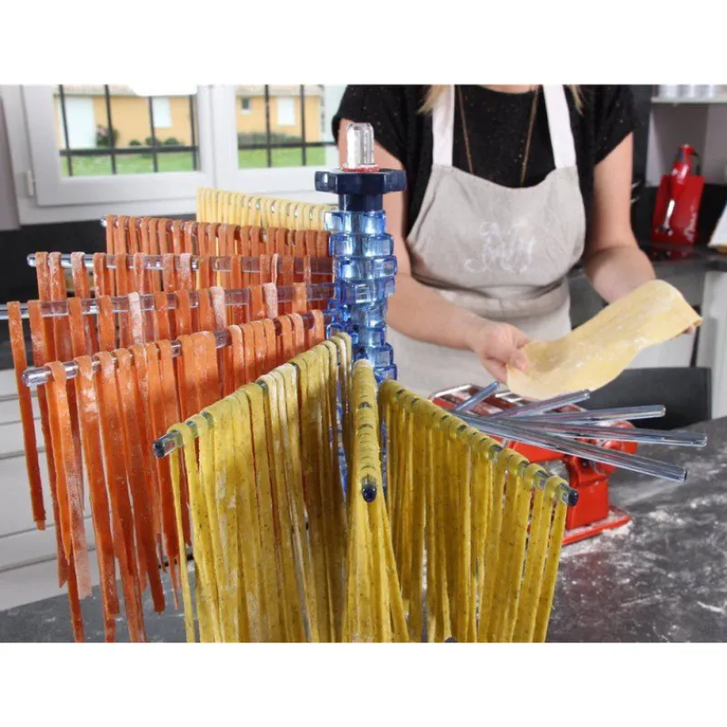Préparer Les Pâtes-MARCATO Séchoir à Pâtes TACAPASTA Pliable Bleu