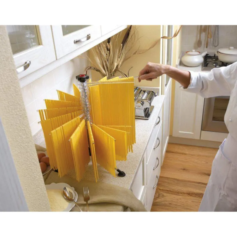 Préparer Les Pâtes-MARCATO Séchoir à Pâtes TACAPASTA Pliable Bleu