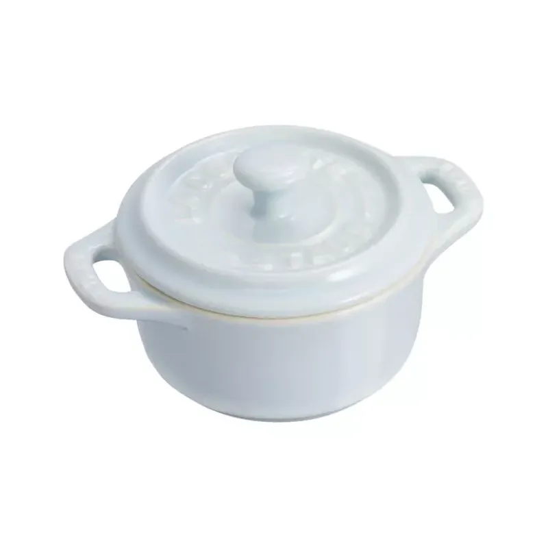 Cocottes En Céramique-STAUB Set 6 mini cocottes en céramique 10 cm couleurs macaron