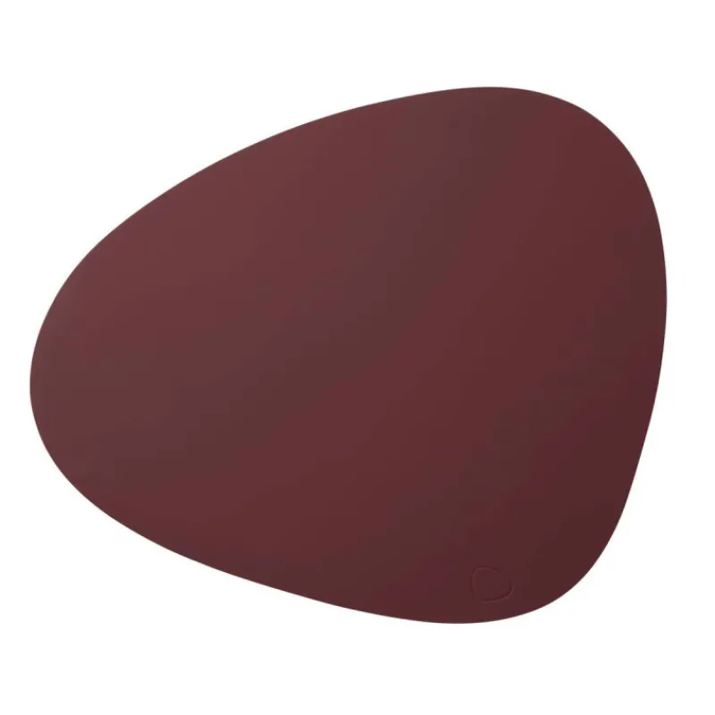 Sets De Tables-LINDDNA Set de table NUPO en cuir recyclé 44 x 37 Bordeaux