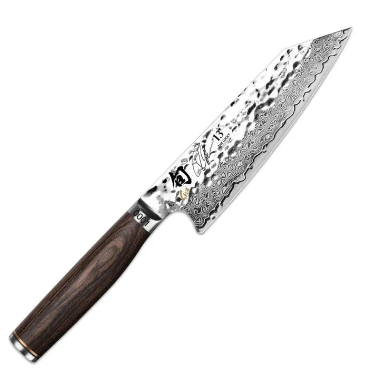 Couteau Japonais Kiritsuke | Couteaux Japonais-KAI SHUN Premier Série Tim Mälzer Couteau de cuisine Kiritsuke japonais 15 cm - Edition limitée Lucky Number 13